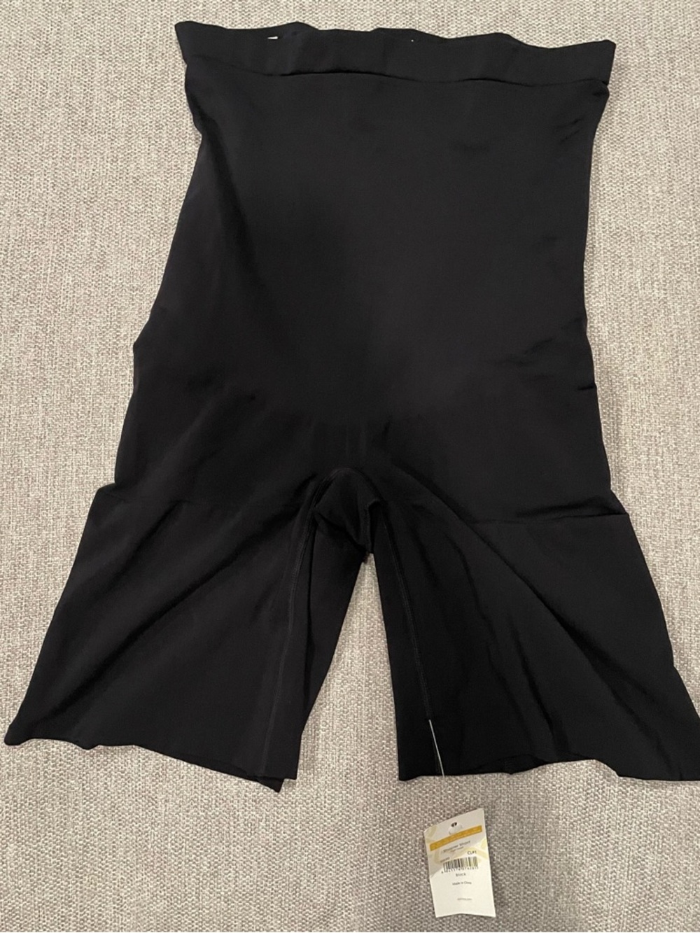 High-Waist Black Shaping Shorts - Women Pants & Jumpsuits